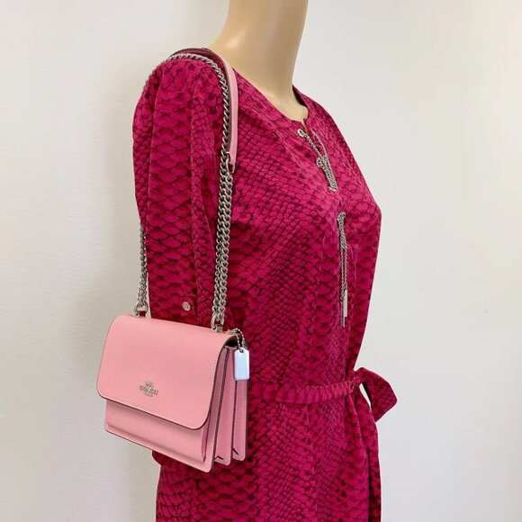 Coach C9949 Mini Klare Crossbody IN FLOWER PINK - Picture 2 of 7